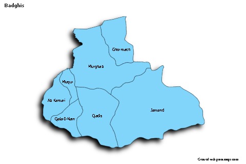 Sample Maps for Badghis (blue,shadowy)