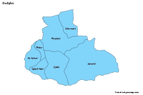 Sample Maps for Badghis (blue)