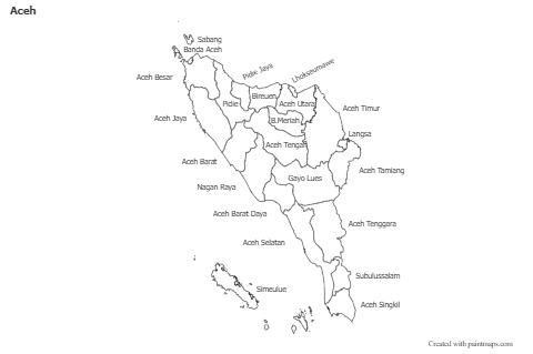 Sample Maps for Aceh (black-white)