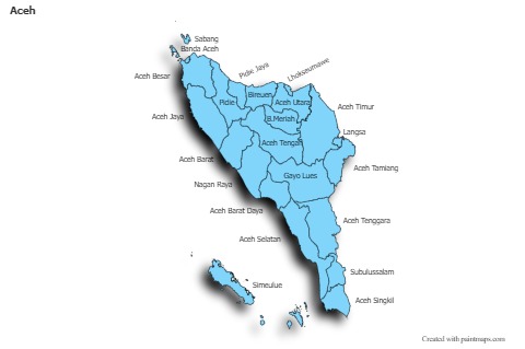 Sample Maps for Aceh (blue,shadowy)