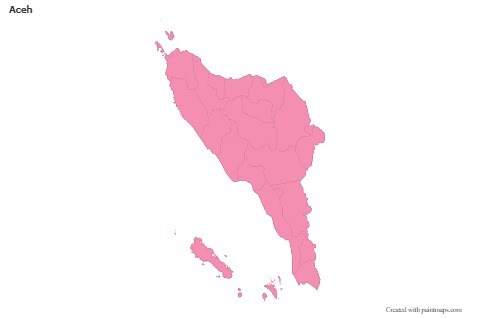 Sample Maps for Aceh (pink,outline)