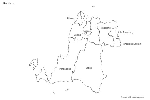 Banten için Örnek Haritalar (siyah-beyaz)
