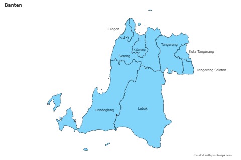 Banten için Örnek Haritalar (mavi)
