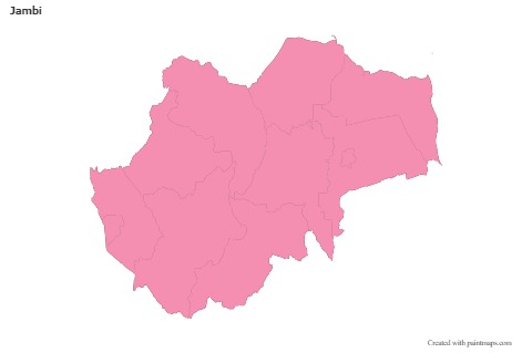 Jambi için Örnek Haritalar (pembe,anahat)