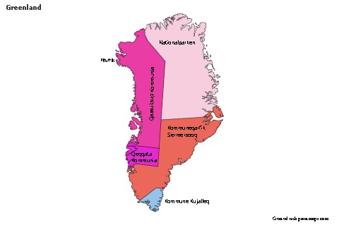 Sample Maps for Greenland (colored)