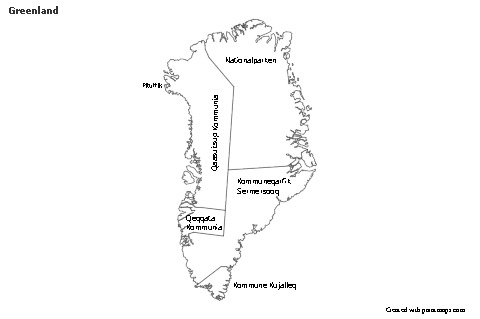 Sample Maps for Greenland (black-white)