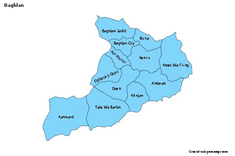 Contoh Peta untuk Baghlan (biru)