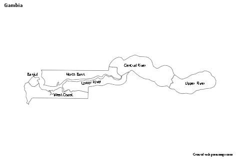 Sample Maps for Gambia (black-white)