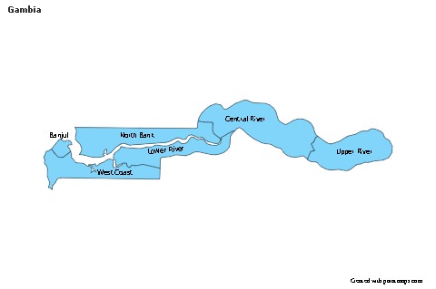 Sample Maps for Gambia (blue)