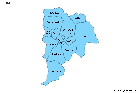 Contoh Peta untuk Balkh (biru)