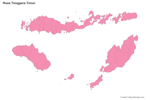 Sample Maps for Nusa Tenggara Timur (pink,outline)