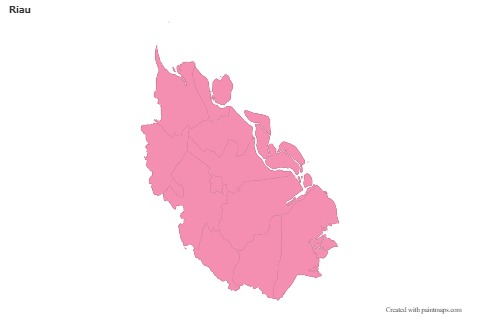 Riau için Örnek Haritalar (pembe,anahat)
