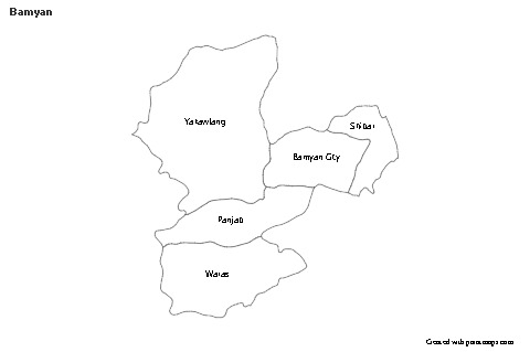 Sample Maps for Bamyan (black-white)