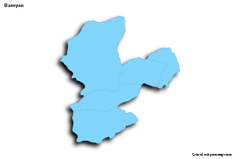 Sample Maps for Bamyan (blue,outline,shadowy)