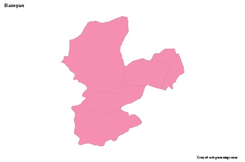 Sample Maps for Bamyan (pink,outline)