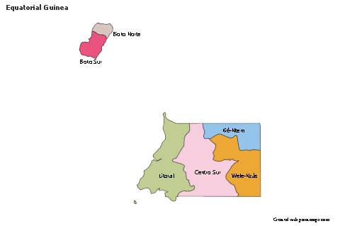 Sample Maps for Equatorial Guinea (colored)