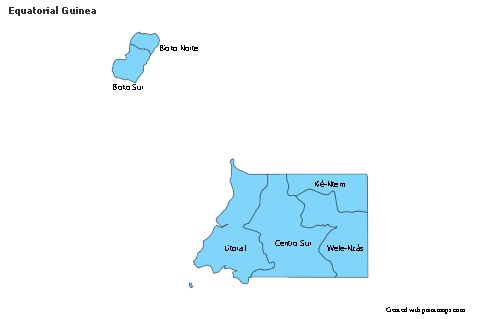 Sample Maps for Equatorial Guinea (blue)