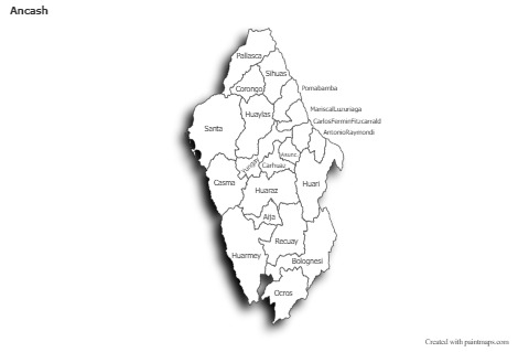 Contoh Peta untuk Ancash (hitam-putih,bayangan)