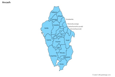 Contoh Peta untuk Ancash (biru)