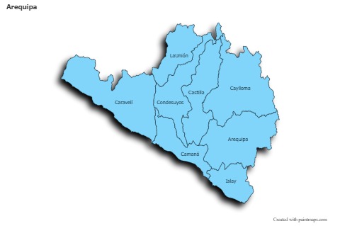 Sample Maps for Arequipa (blue,shadowy)