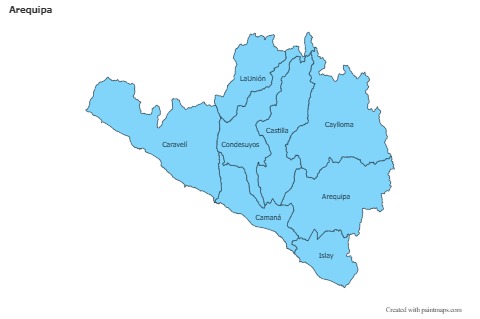 Sample Maps for Arequipa (blue)