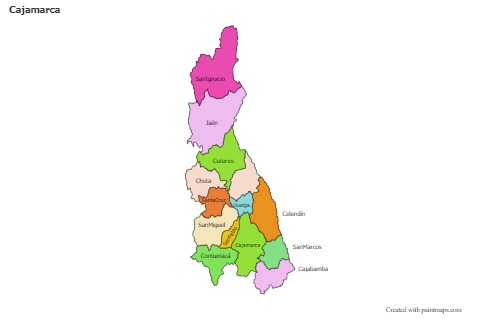 Sample Maps for Cajamarca (colored)