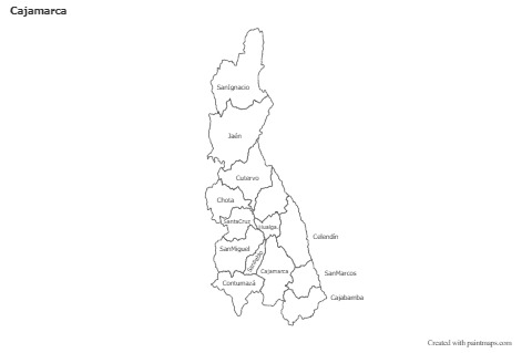 Sample Maps for Cajamarca (black-white)