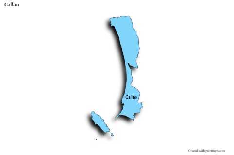 Contoh Peta untuk Callao (biru,bayangan)