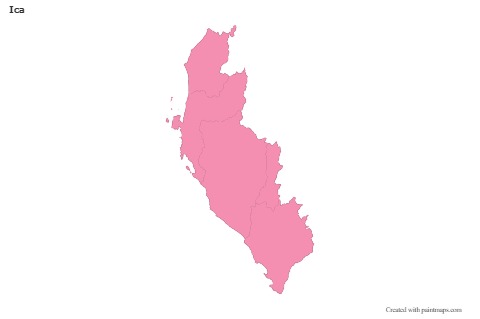 Contoh Peta untuk Ica (merah jambu,garis besar)