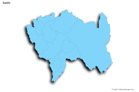 Sample Maps for Junín (blue,outline,shadowy)