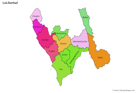 Sample Maps for La Libertad (colored)