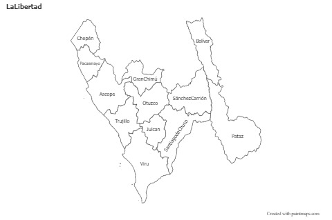 Sample Maps for La Libertad (black-white)