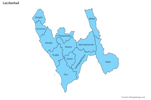 Sample Maps for La Libertad (blue)