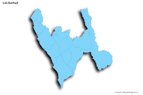 Sample Maps for La Libertad (blue,outline,shadowy)