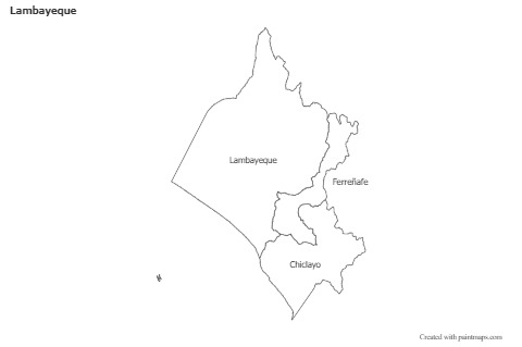 Exemplos de mapas para Lambayeque (preto-branco)