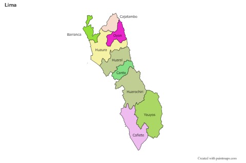 Sample Maps for Lima (colored)
