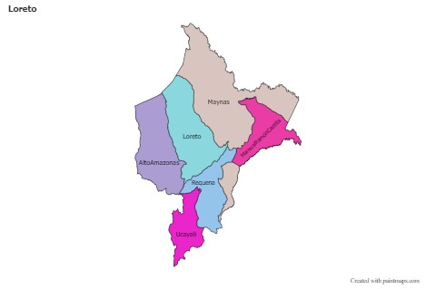 Sample Maps for Loreto (colored)