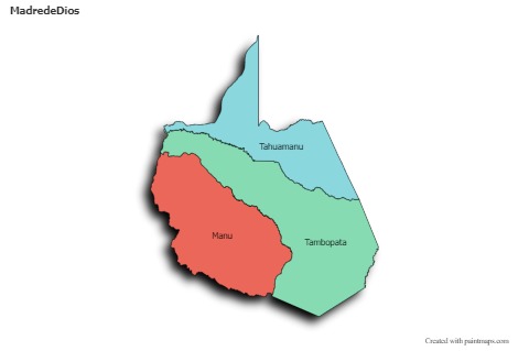 Contoh Peta untuk Madrede Dios (berwarna,bayangan)