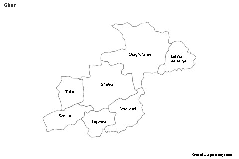Sample Maps for Ghor (black-white)