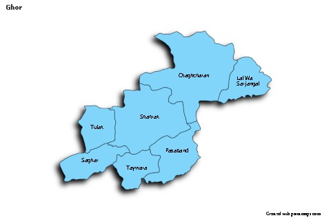 Sample Maps for Ghor (blue,shadowy)