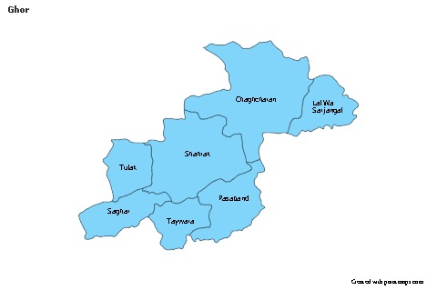 Sample Maps for Ghor (blue)