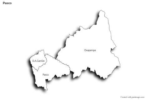 Contoh Peta untuk Pasco (hitam-putih,bayangan)
