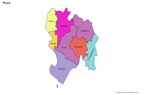 Sample Maps for Piura (colored)
