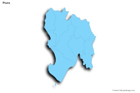 Sample Maps for Piura (blue,outline,shadowy)