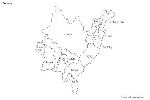 Sample Maps for Azuay (black-white)