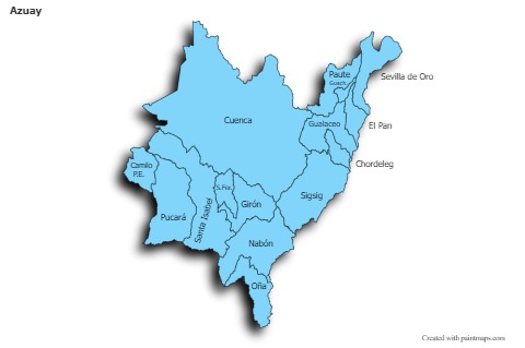 Sample Maps for Azuay (blue,shadowy)