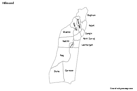 Sample Maps for Hilmand (black-white)