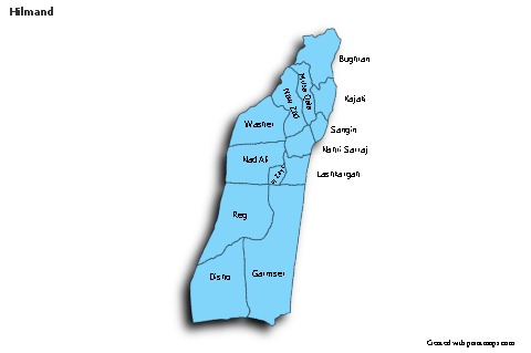 Sample Maps for Hilmand (blue,shadowy)