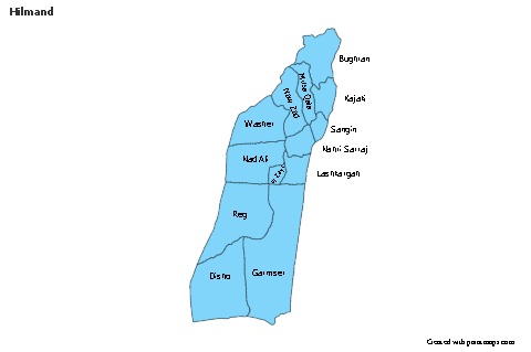 Sample Maps for Hilmand (blue)
