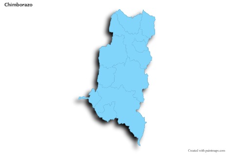 Sample Maps for Chimborazo (blue,outline,shadowy)
